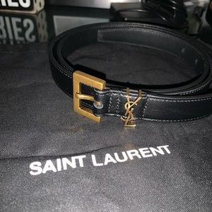 YSL Cintura Leather Belt